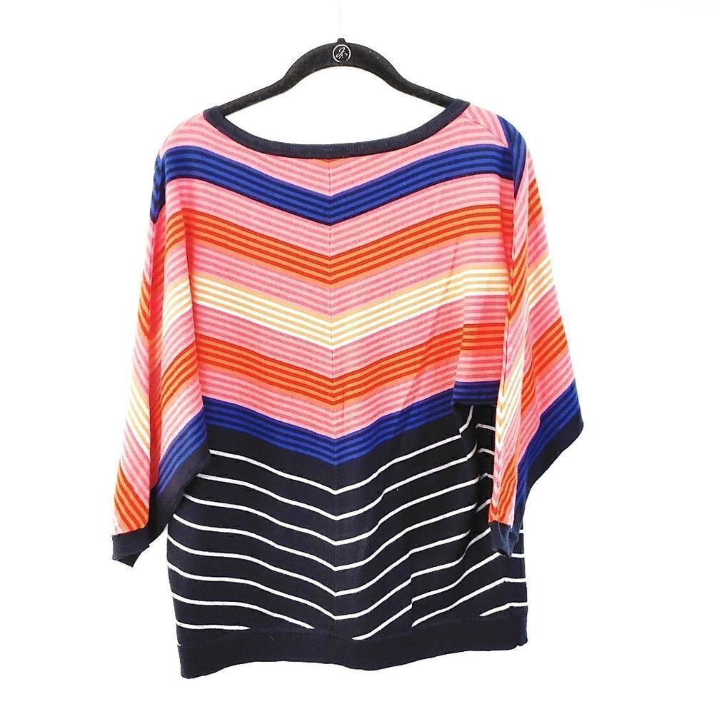Talbots Striped Dolman Sweater Multicolor Small Women's - Picture 4 of 6